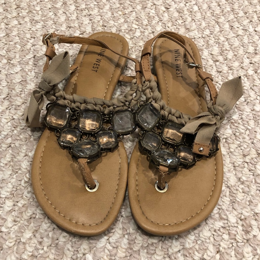 Nine West Nude Sandal